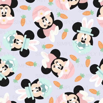 Easter Mouse w/ Carrots (set of 6)