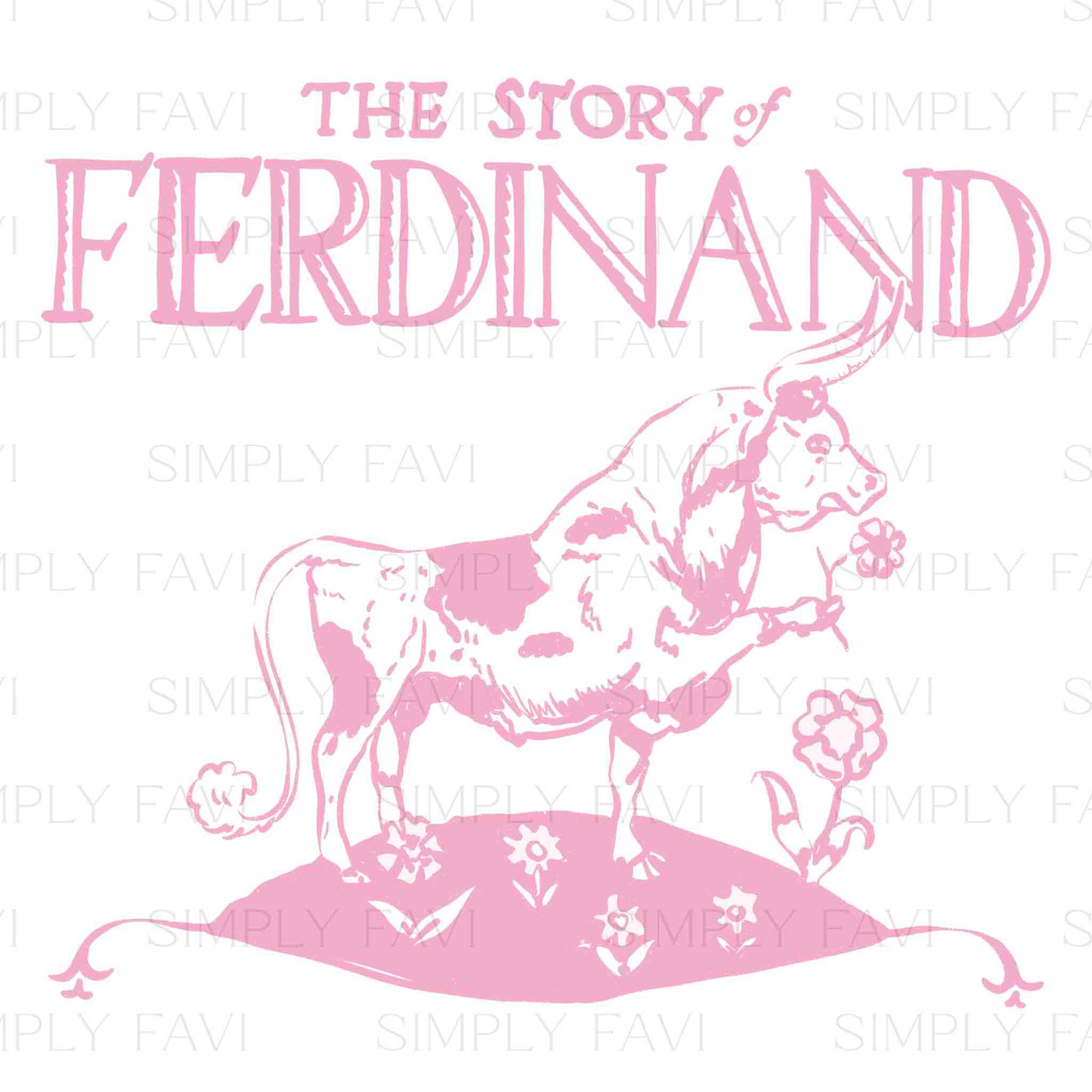 Ferdinand Book Cover (by set)