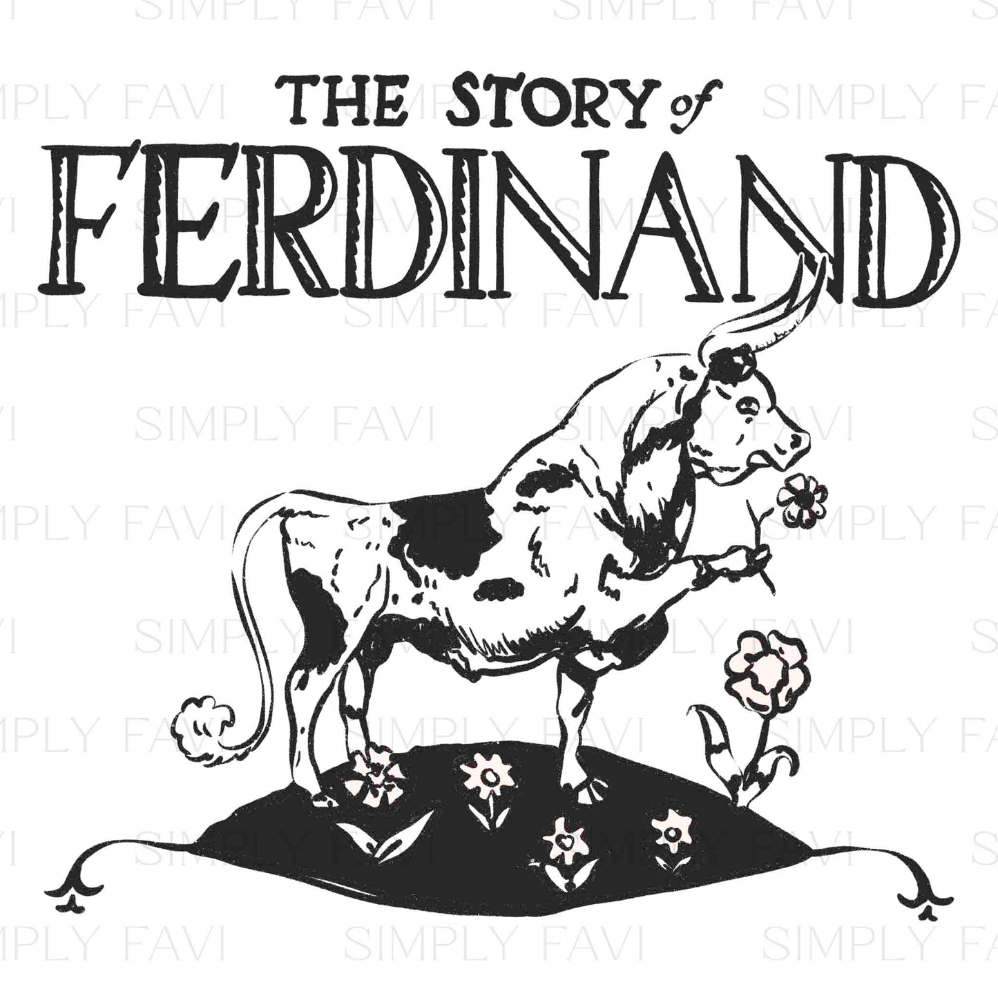 Ferdinand Book Cover (by set)