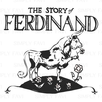 Ferdinand Book Cover (by set)