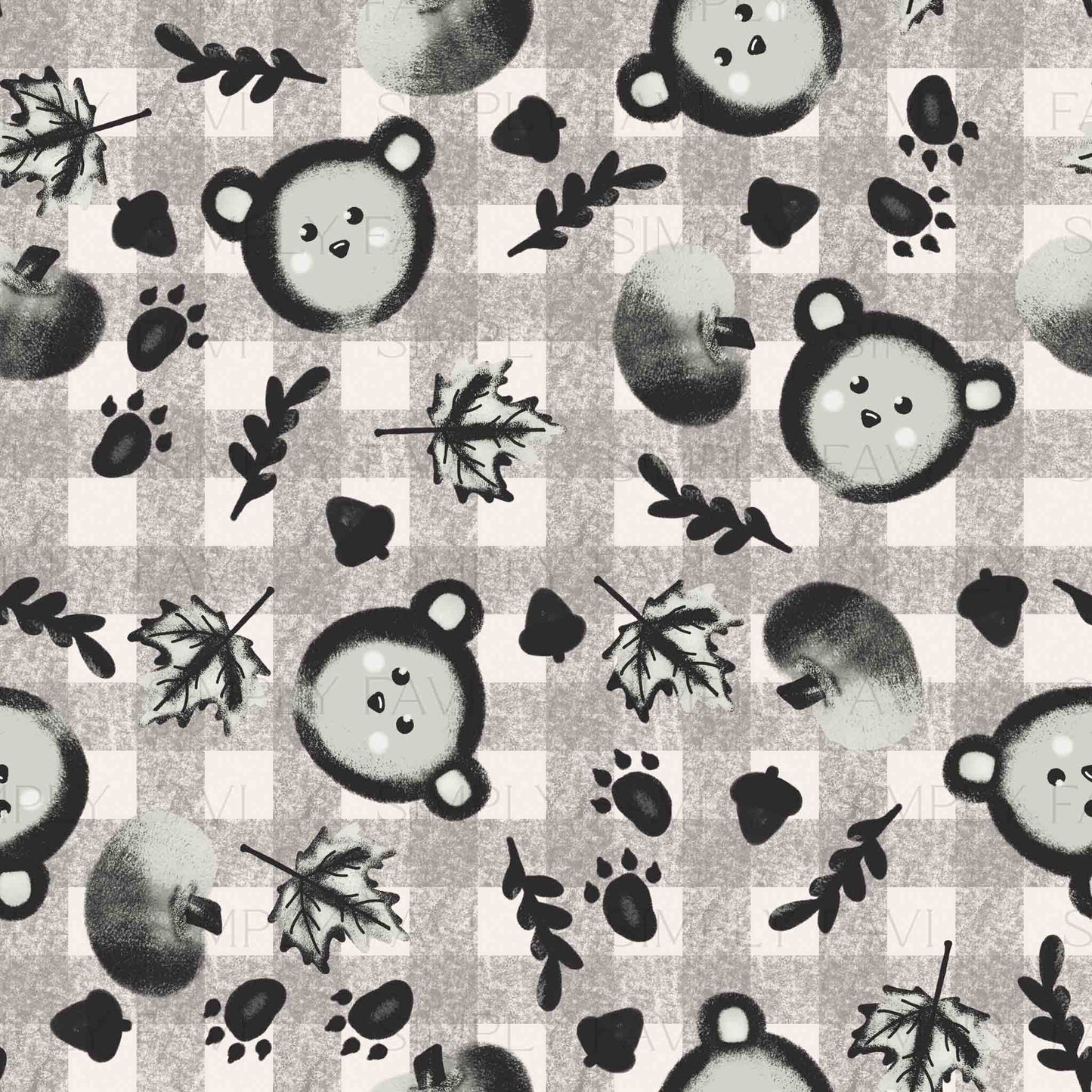 Forest Bears Black Chex