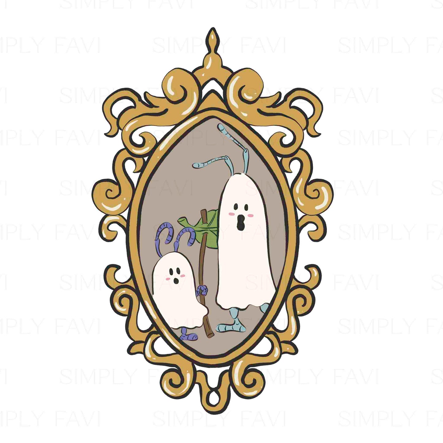 Ghostie Frames PNG Set