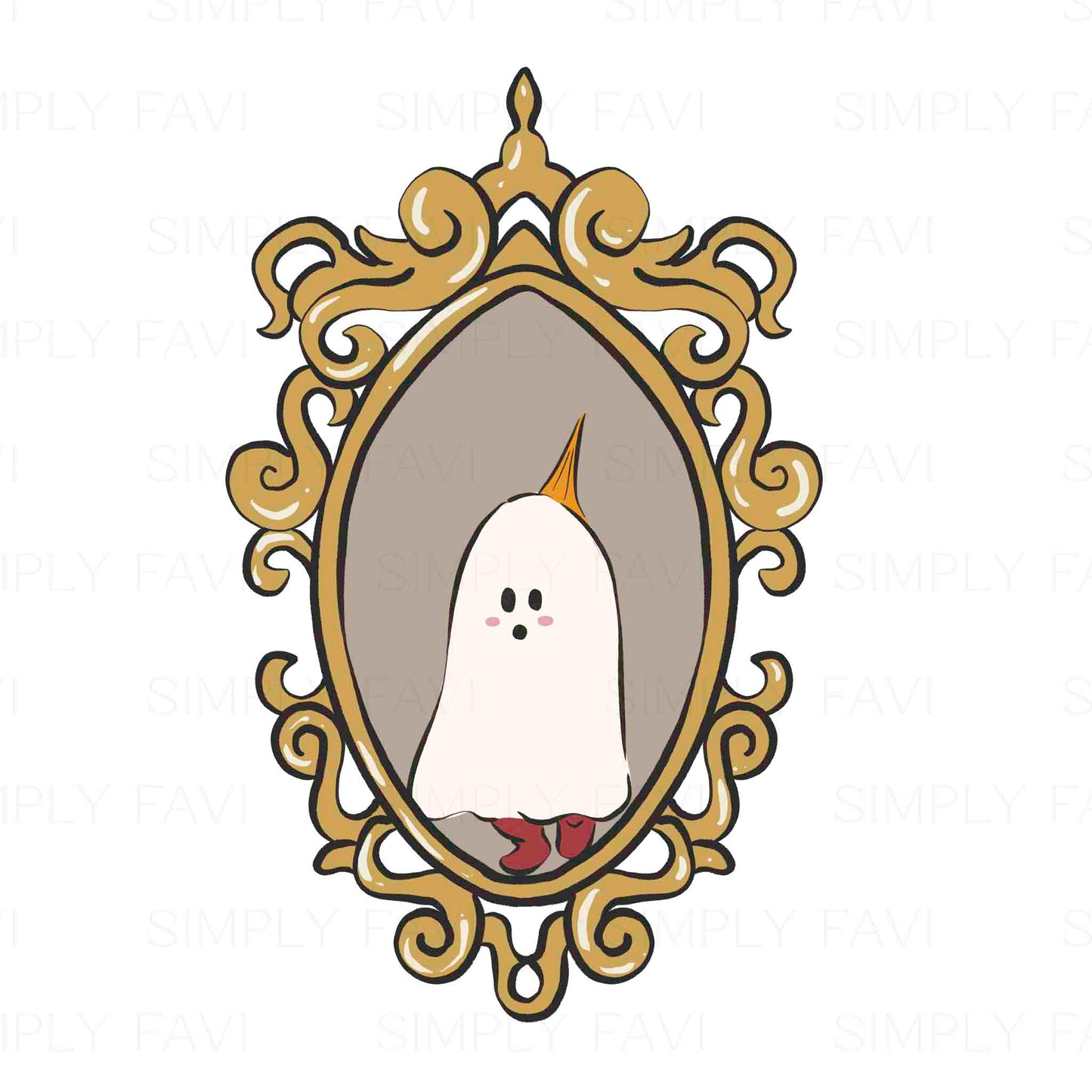 Ghostie Frames PNG Set