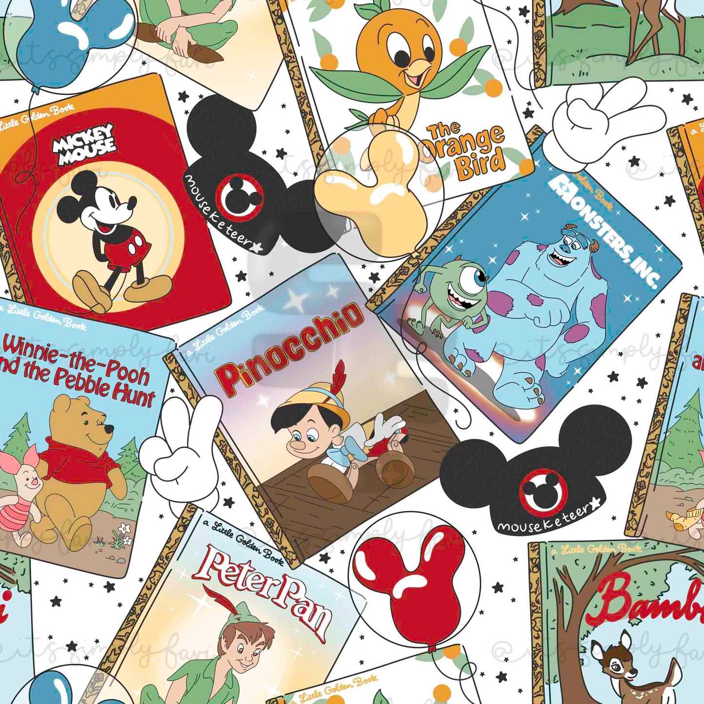 3 Month Patreon Tier Bundle - Golden Book Princesses