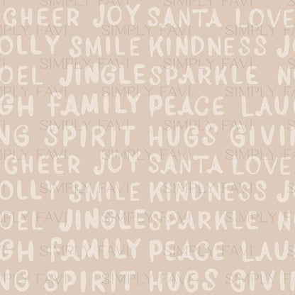 Holiday Words (set of 8)