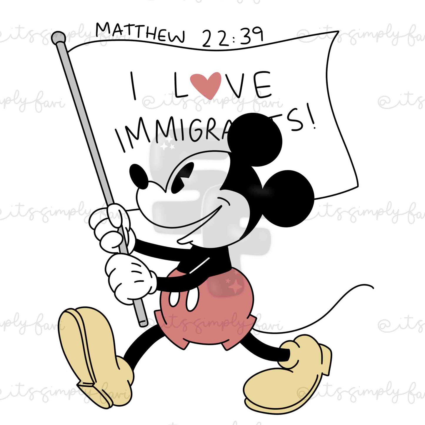 I Love Immigrants (FREE DOWNLOAD WITH ANY PURCHASE NO CODE NEEDED)