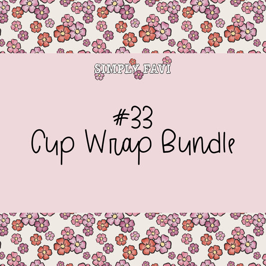 #33 Cup Wrap (set of 10)