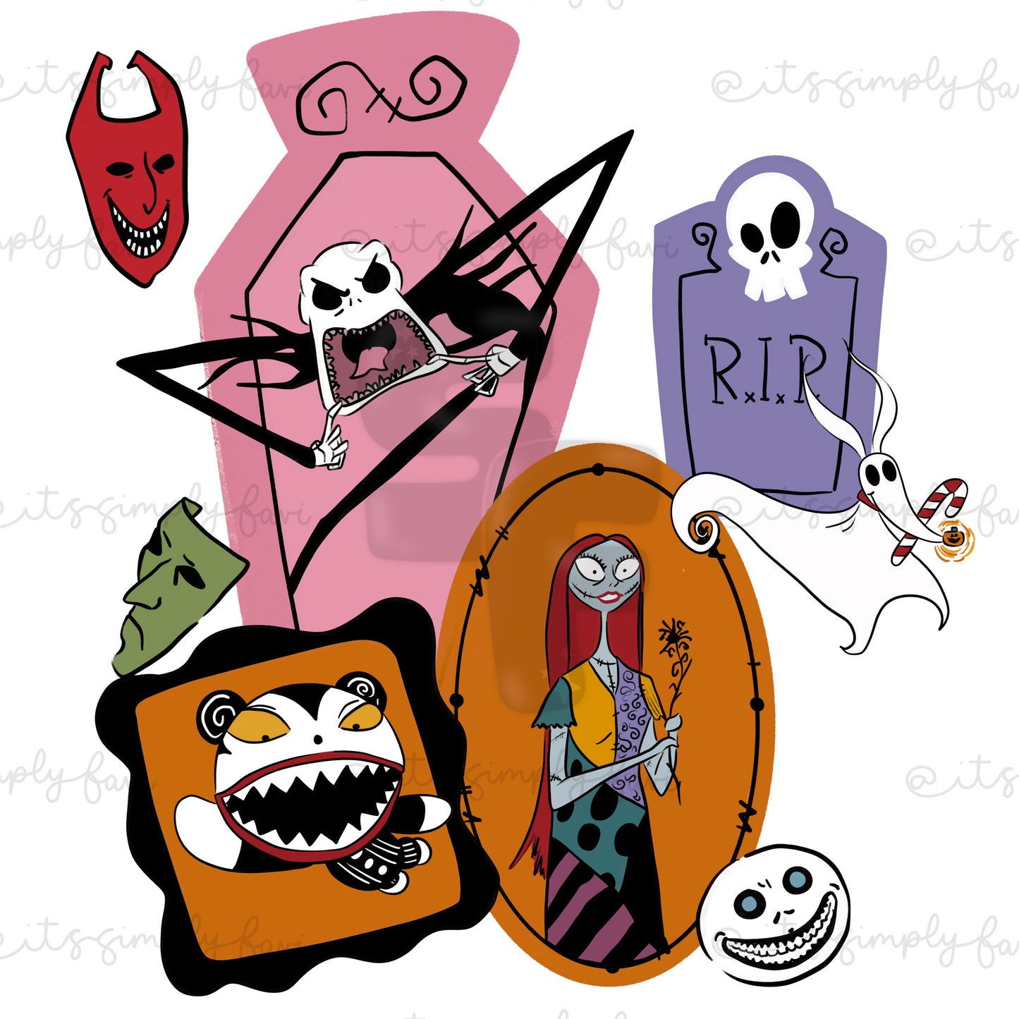 Halloween Skelling-tons