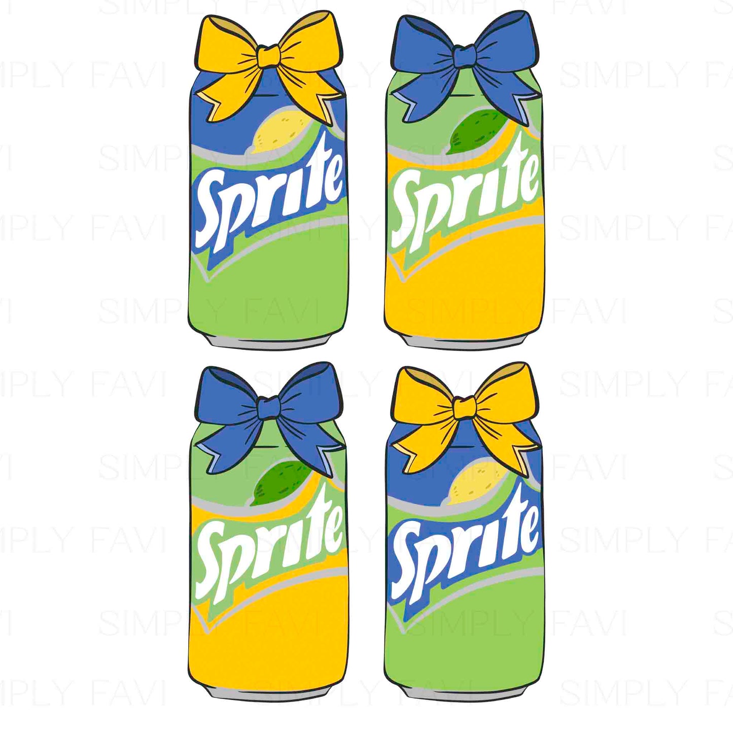 Soda -  Lemon (complete set)
