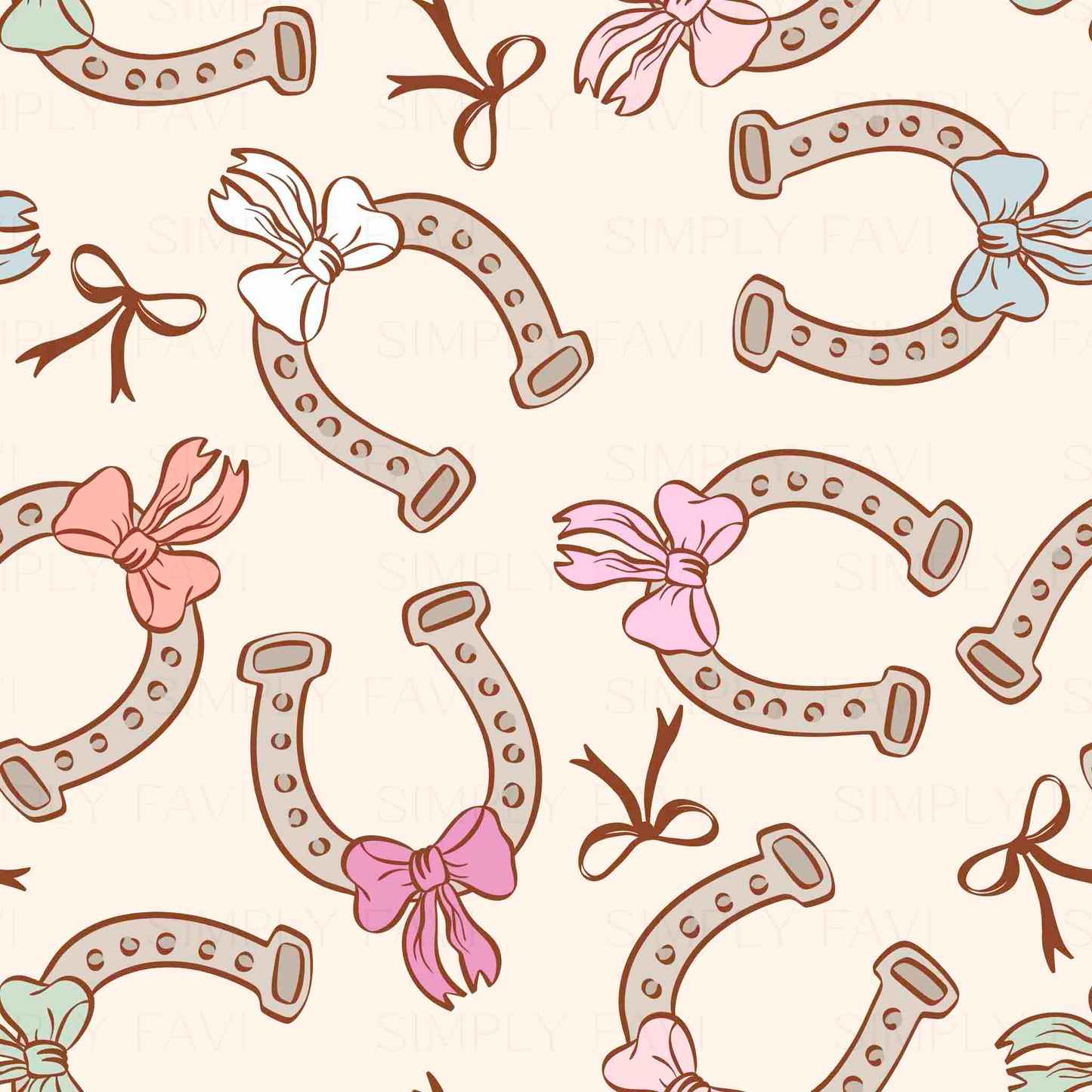 Lucky Horseshoe Bows