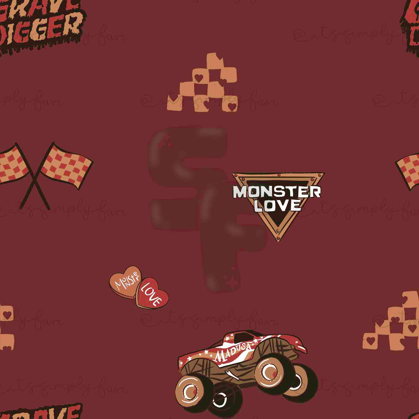 Monster Truck Lover - Boy