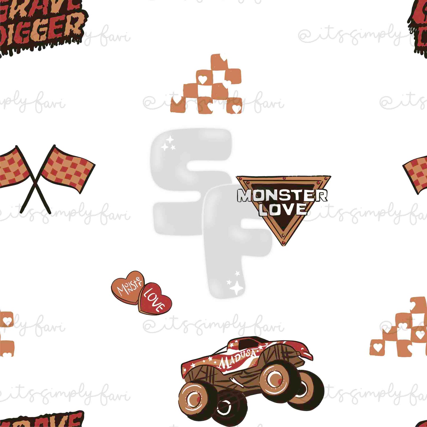 Monster Truck Lover - Boy