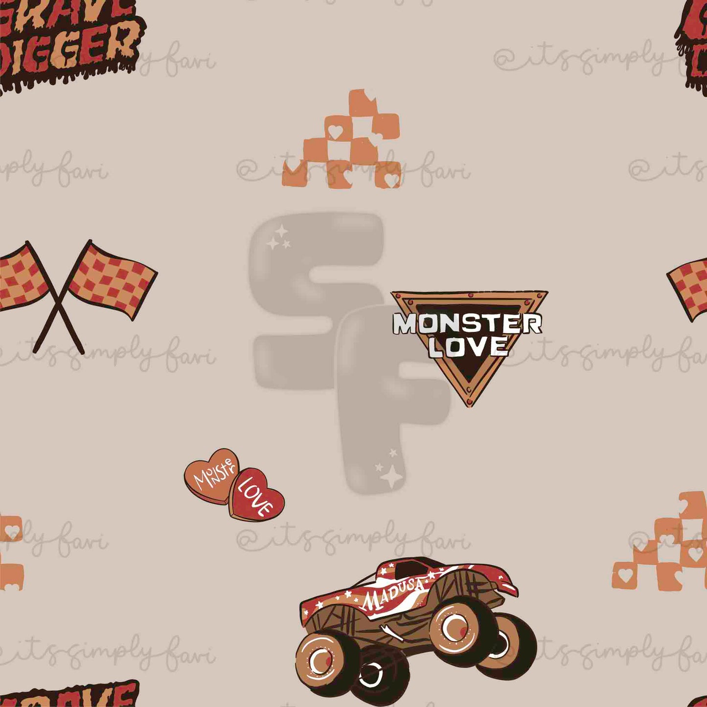 Monster Truck Lover - Boy