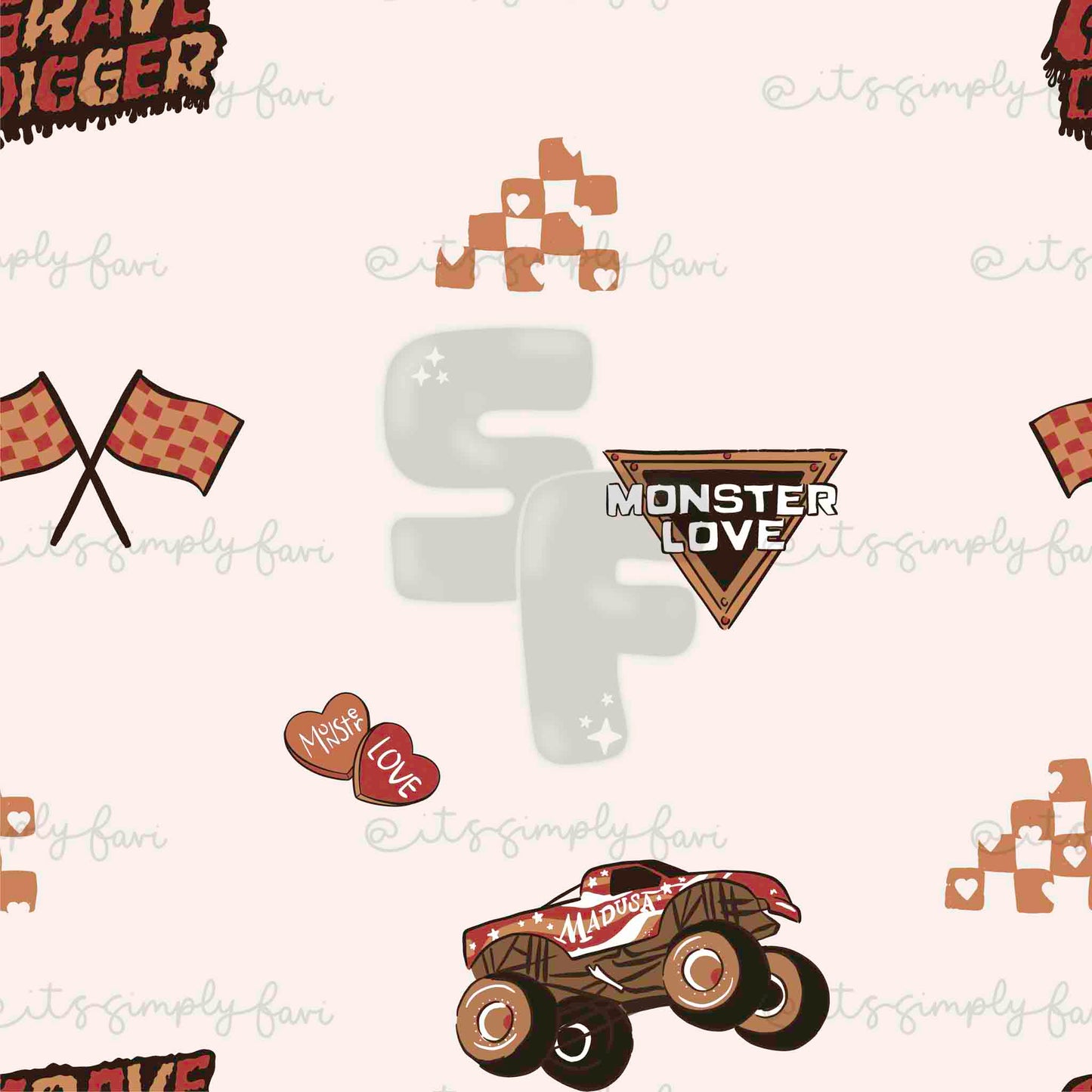 Monster Truck Lover - Boy