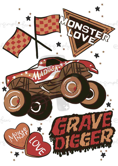 Monster Truck Lover - Boy