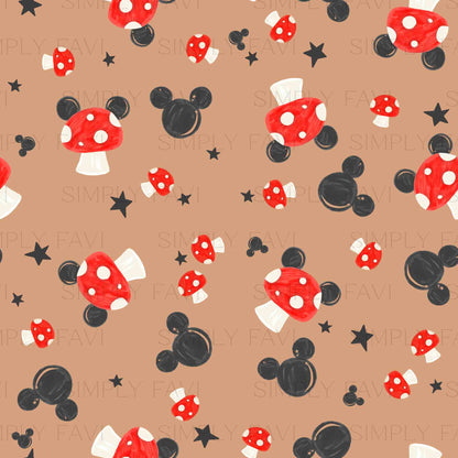 Magical Mushrooms Brown