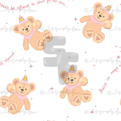 Night Time Bear Pink Set