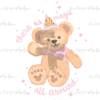 Night Time Bear Pink Set