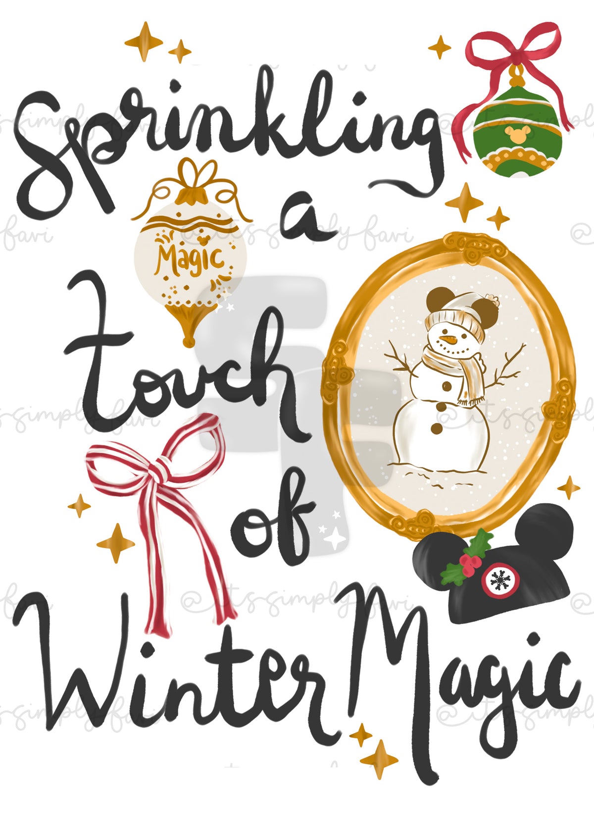 3 Month Patreon Tier Bundle - Magical XMas Magic Elements