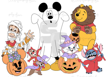 3 Month Patreon Tier Bundle - Halloween Mashup