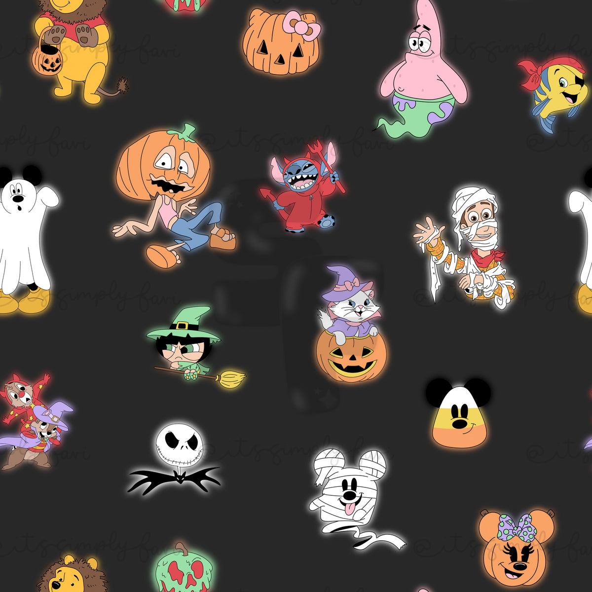 3 Month Patreon Tier Bundle - Halloween Mashup