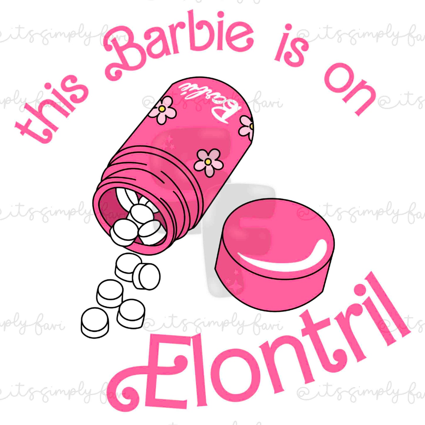 Medicated Barbie Bundle ( 40 PNGs )