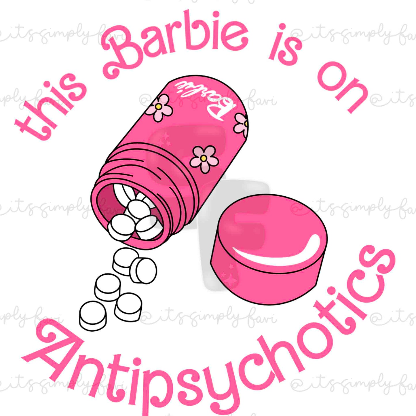 Medicated Barbie Bundle ( 40 PNGs )