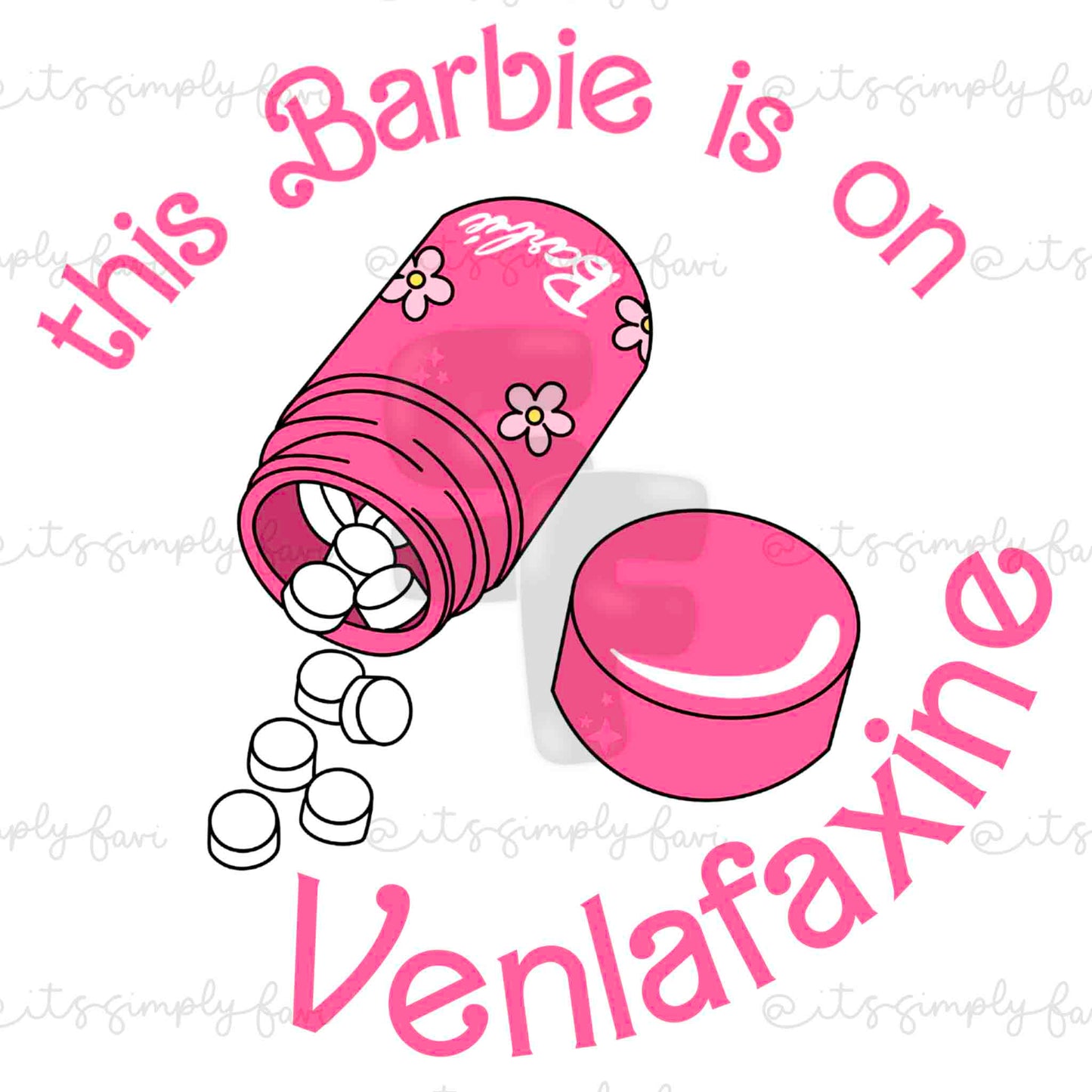 Medicated Barbie Bundle ( 40 PNGs )