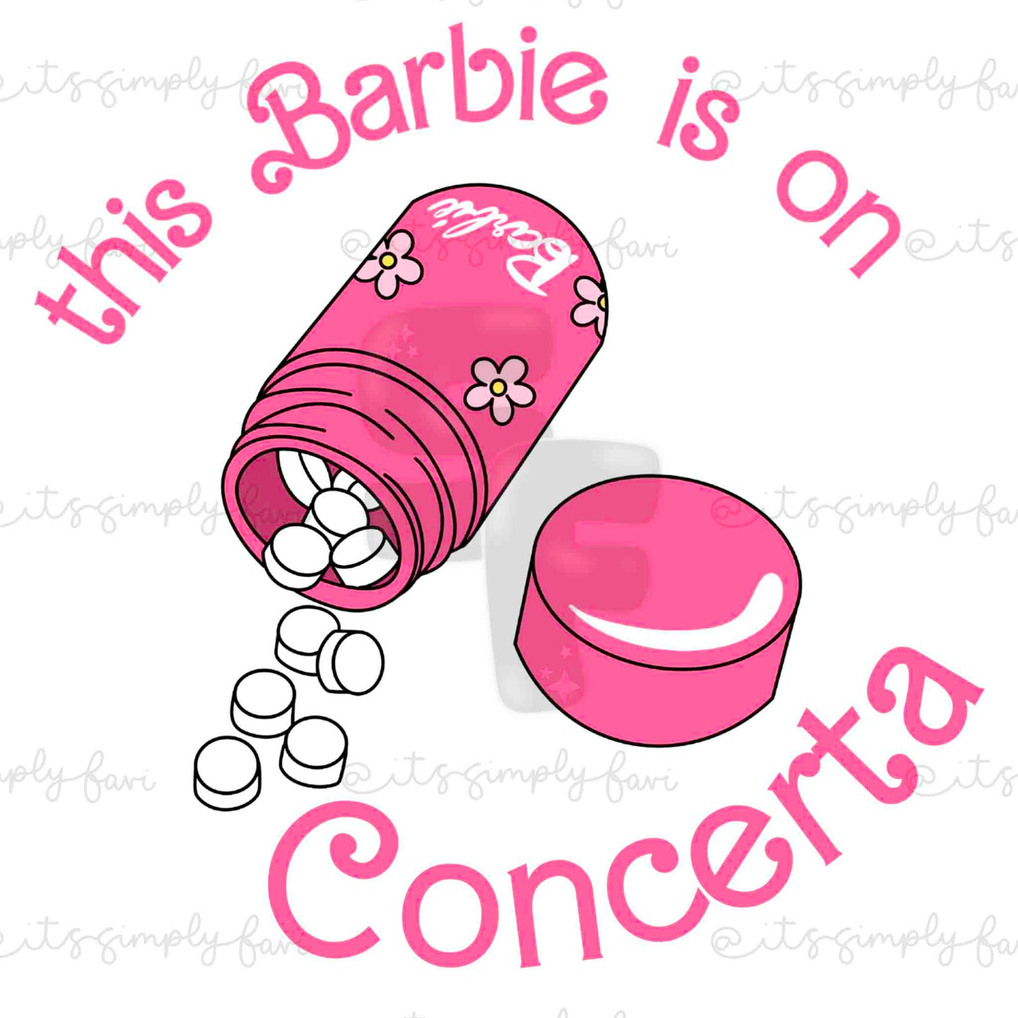 Medicated Barbie Bundle ( 40 PNGs )