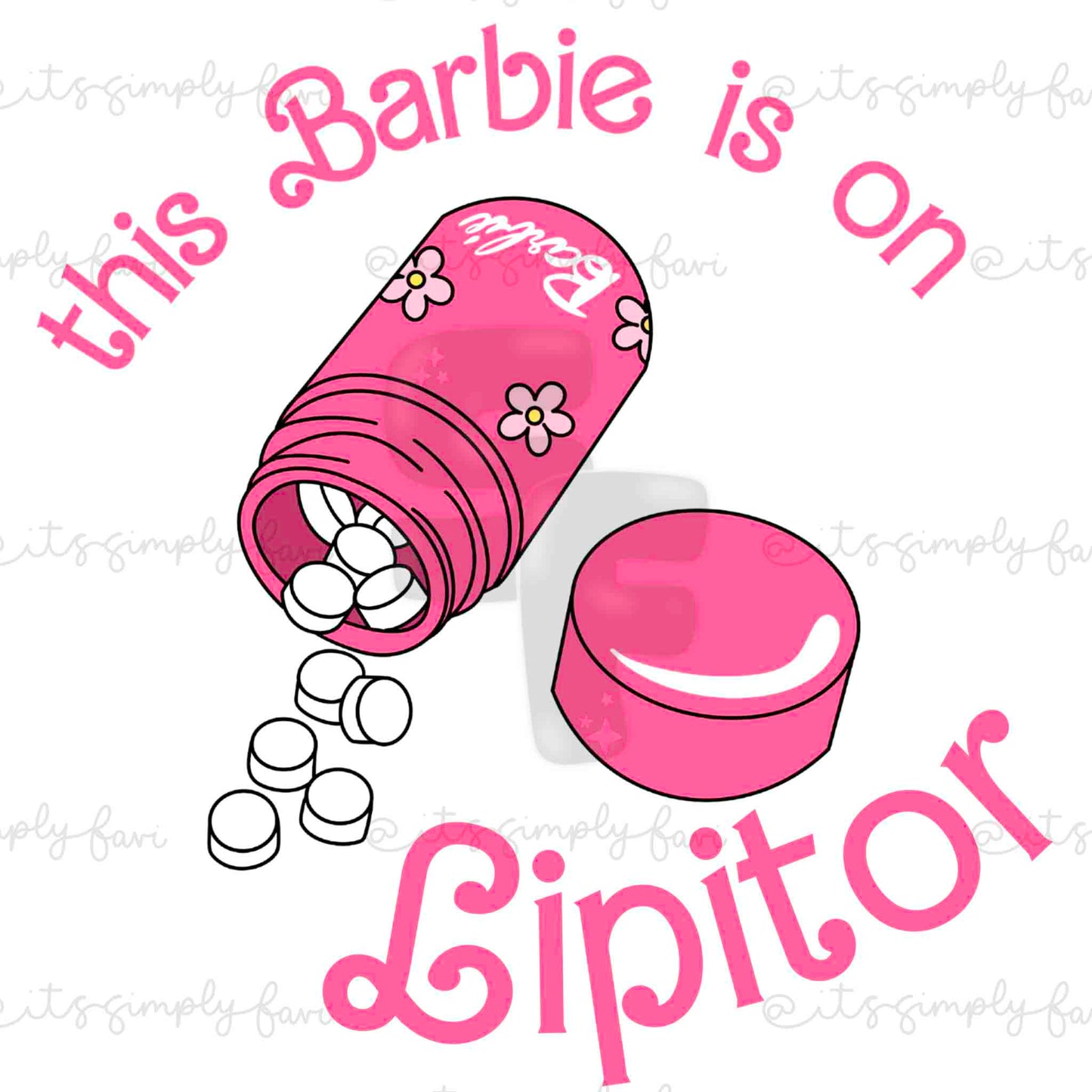 Medicated Barbie Bundle ( 40 PNGs )