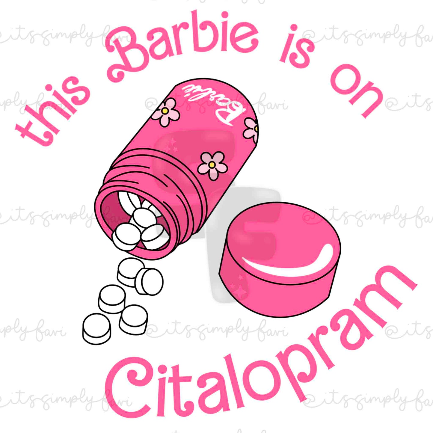 Medicated Barbie Bundle ( 40 PNGs )