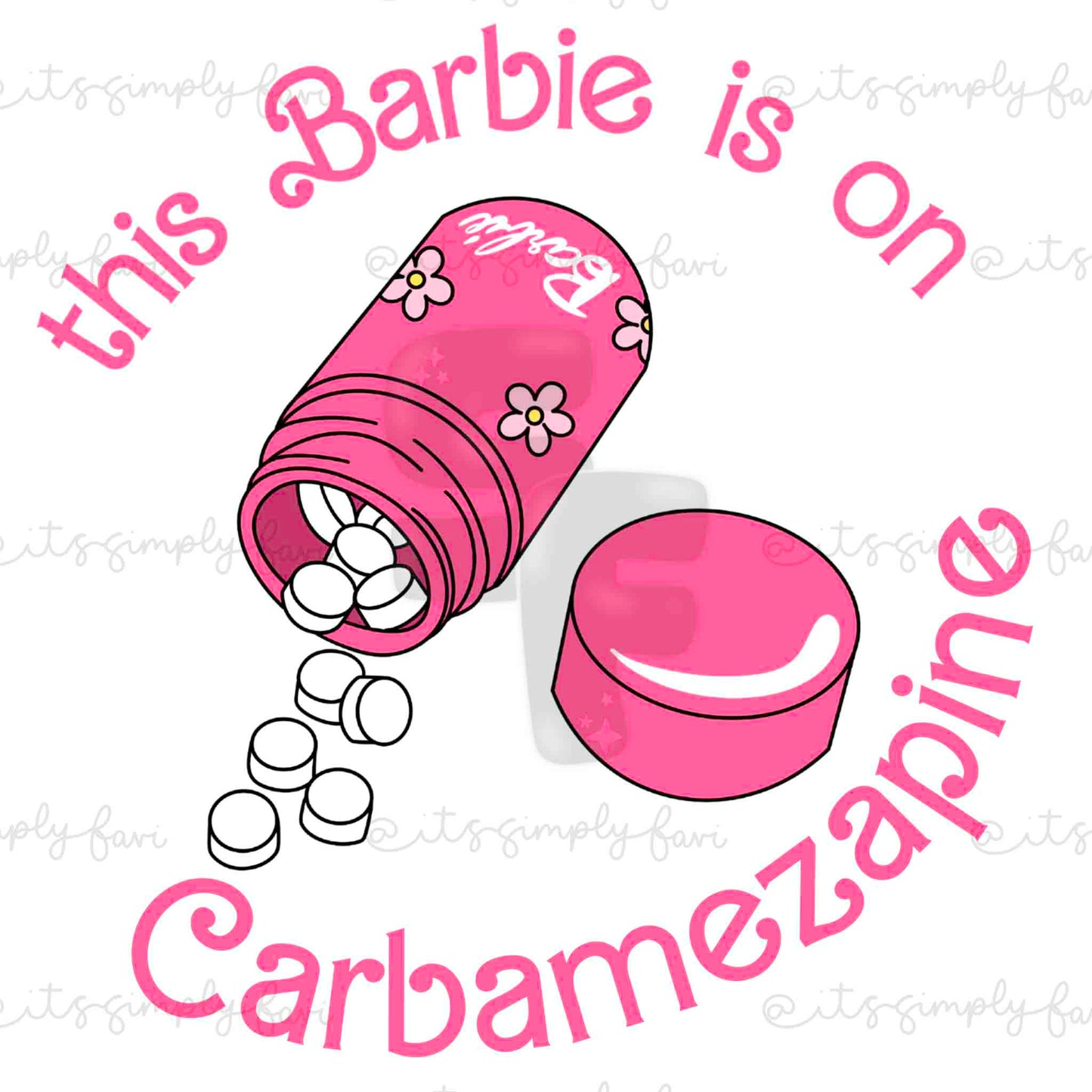 Medicated Barbie Bundle ( 40 PNGs )