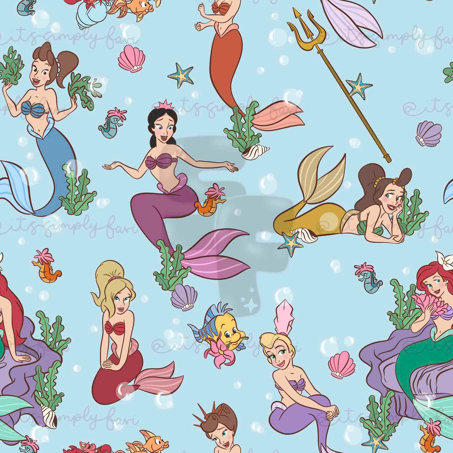 3 Month Patreon Tier Bundle - Mermaid and Sisters