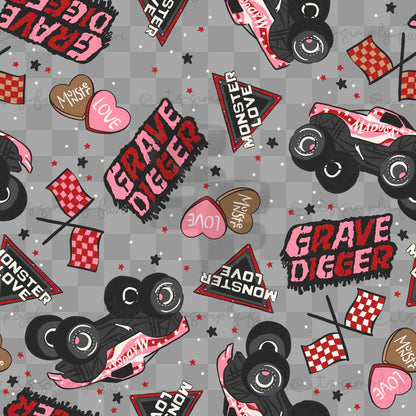 Monster Truck Lover - Girly