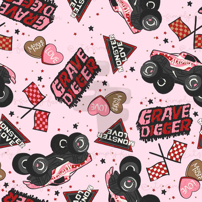 Monster Truck Lover - Girly