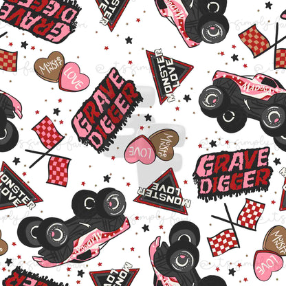 Monster Truck Lover - Girly