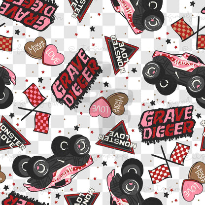 Monster Truck Lover - Girly