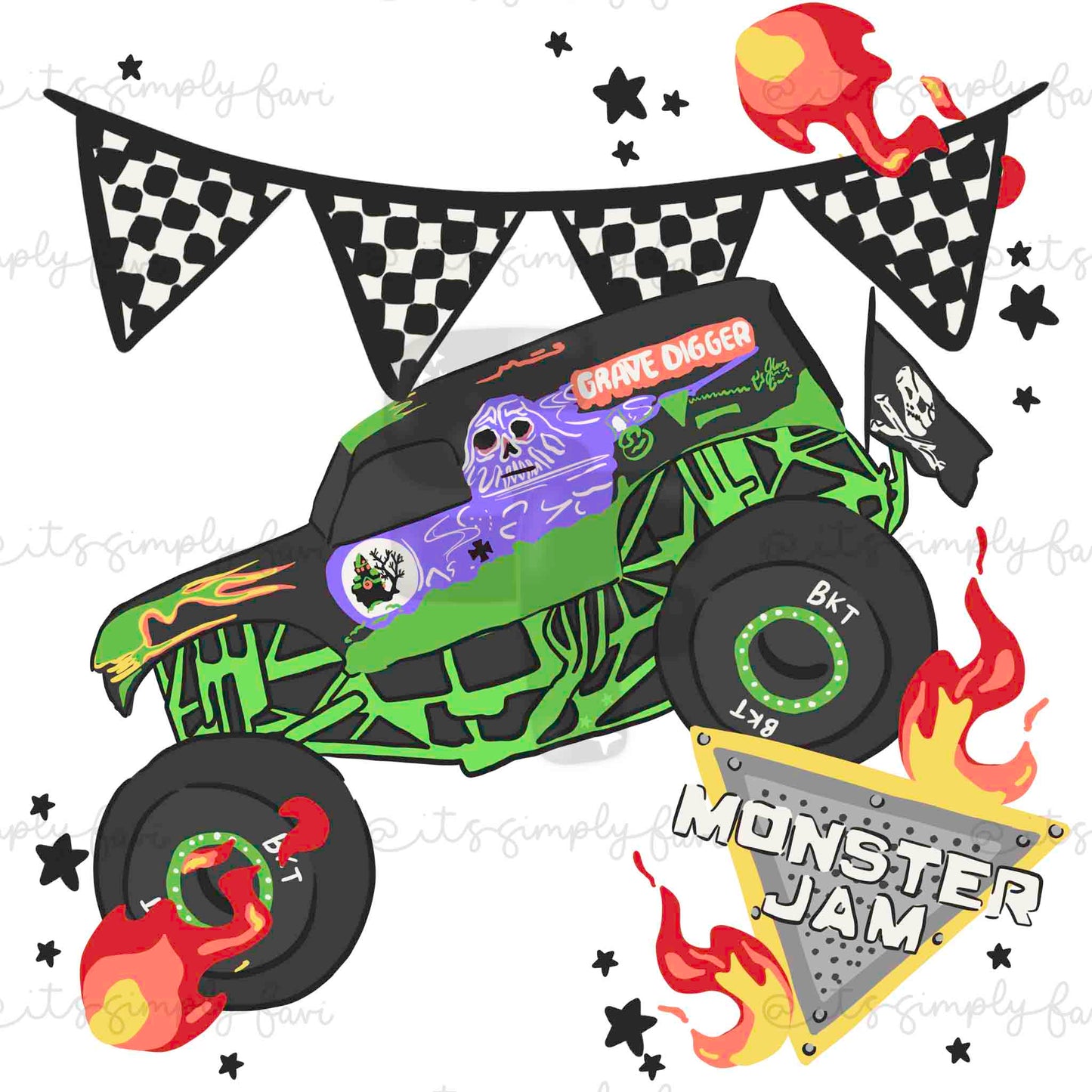 3 Month Patreon Tier Bundle - Monster Trucks