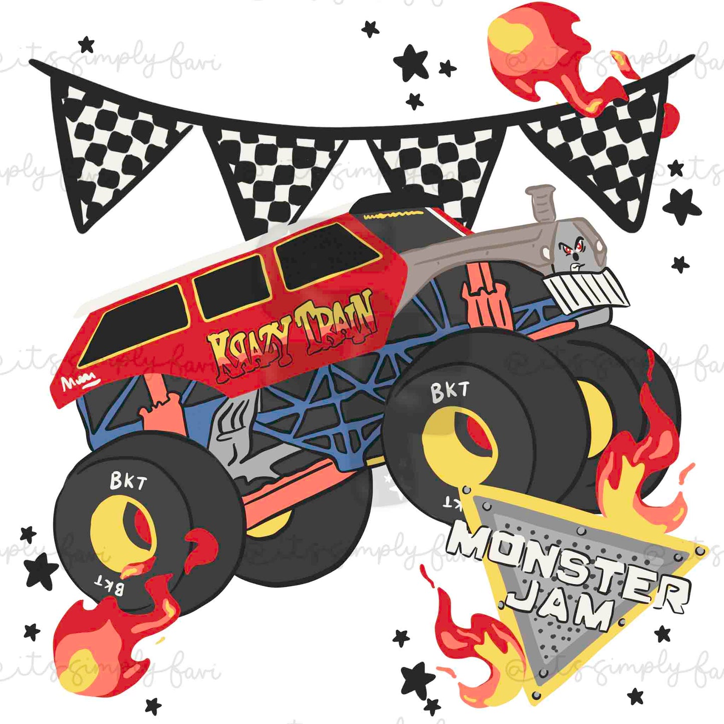 3 Month Patreon Tier Bundle - Monster Trucks