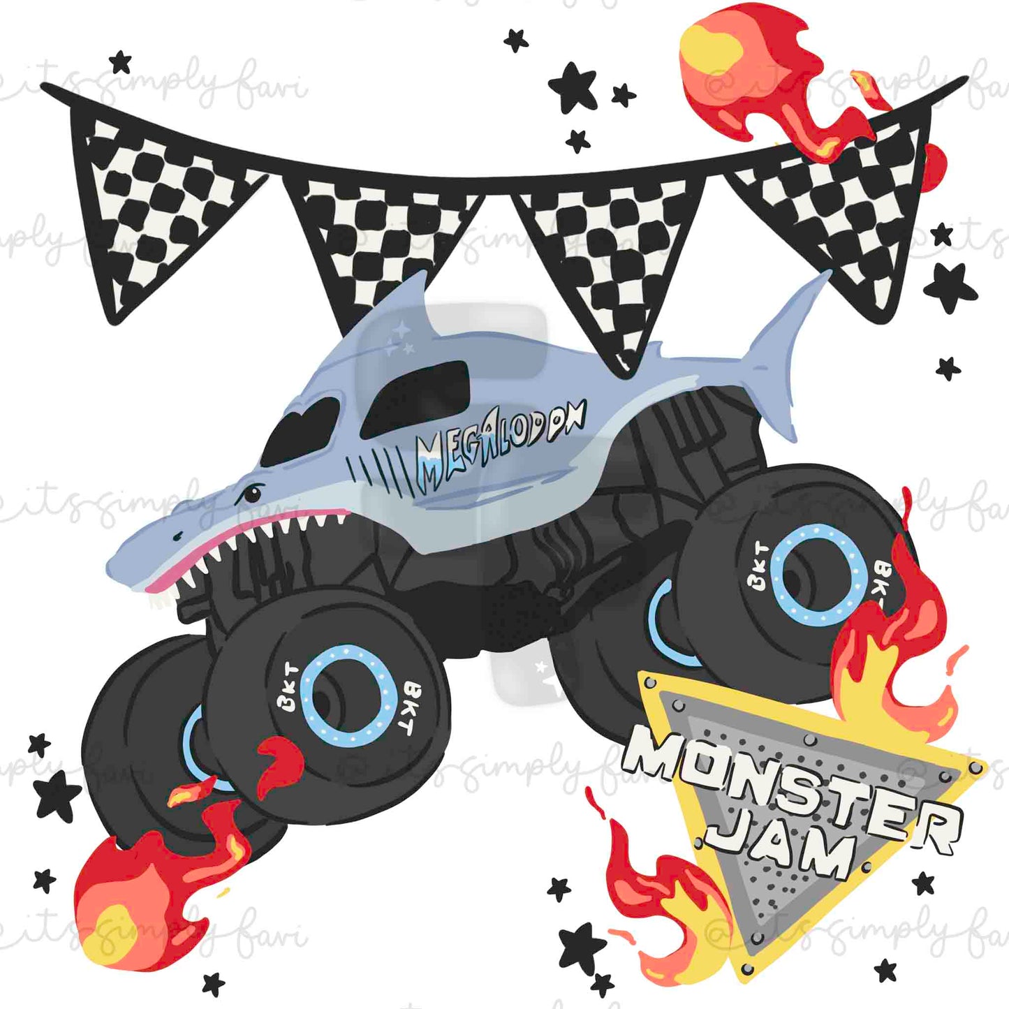 3 Month Patreon Tier Bundle - Monster Trucks