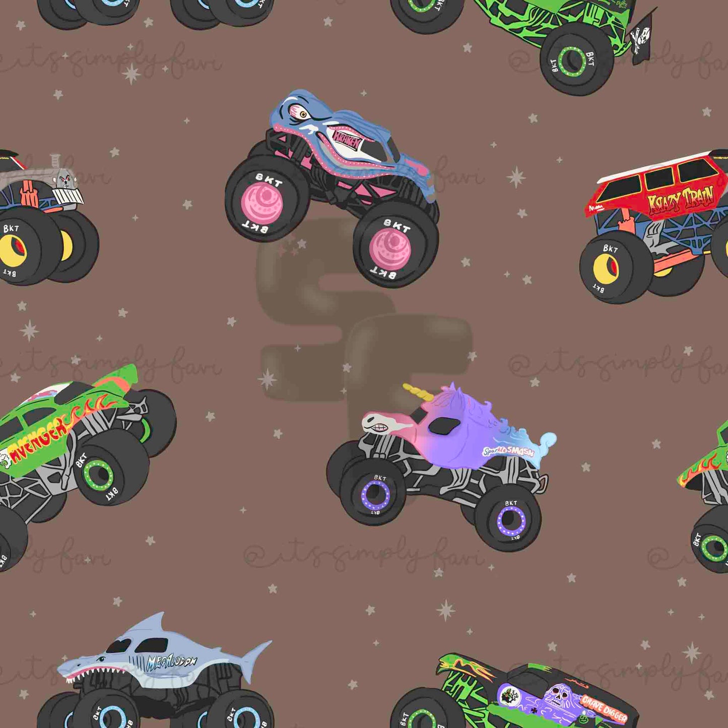 3 Month Patreon Tier Bundle - Monster Trucks