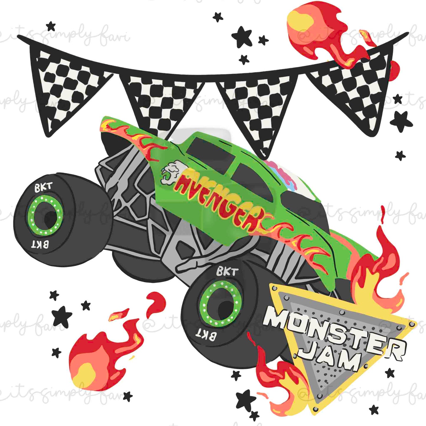 3 Month Patreon Tier Bundle - Monster Trucks