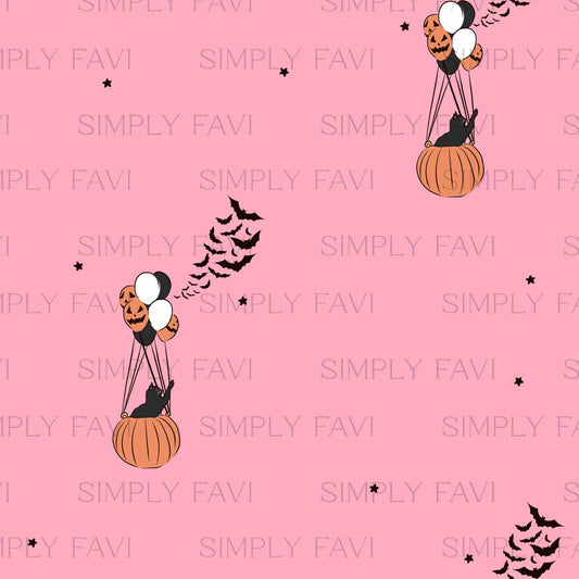 Off to the Sky Cat Pink