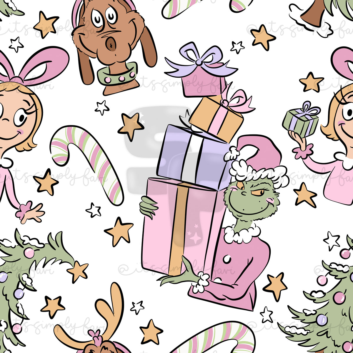 3 Month Patreon Tier Bundle- Girly Green Man