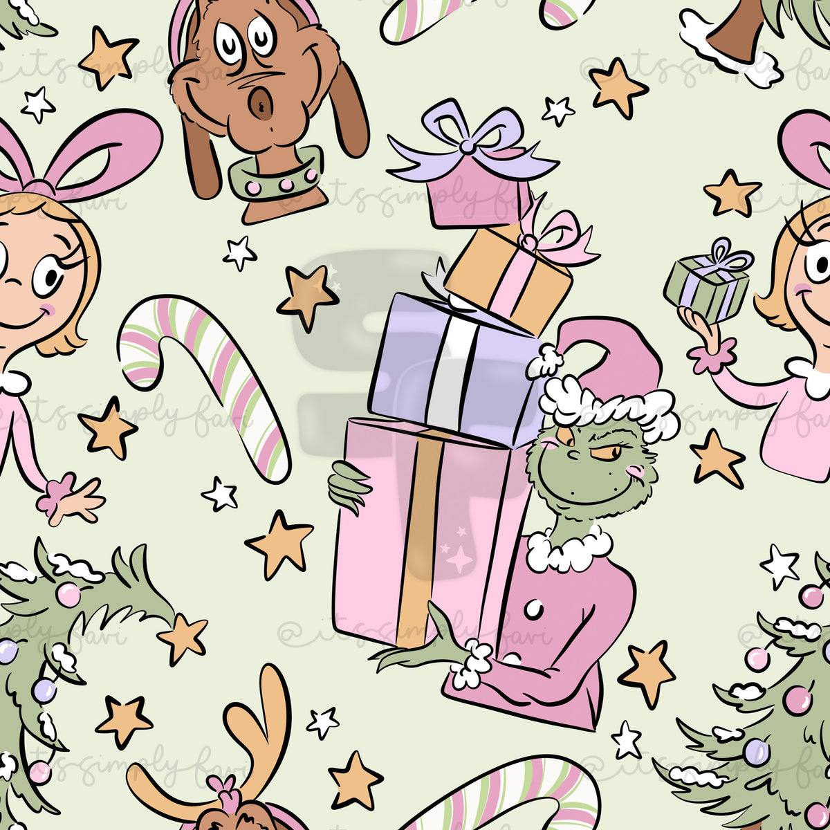 3 Month Patreon Tier Bundle- Girly Green Man