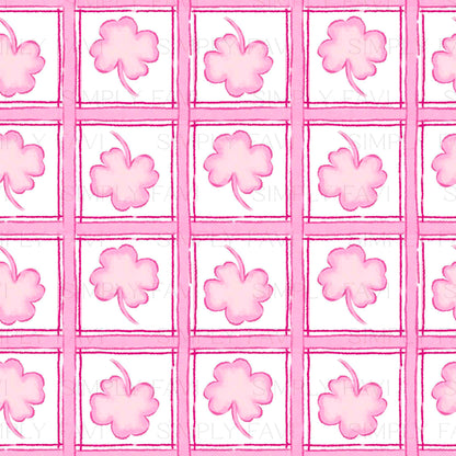 Pink Luck Plaid (set of 3)