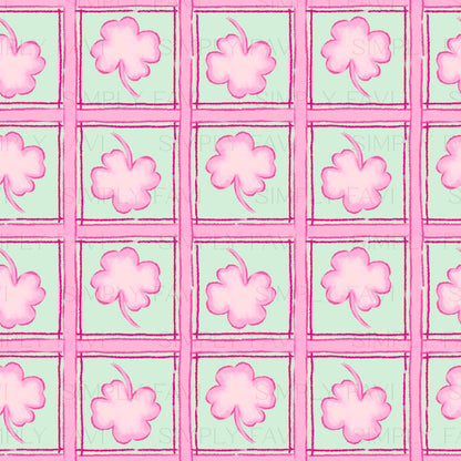 Pink Luck Plaid (set of 3)