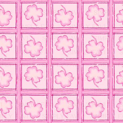 Pink Luck Plaid (set of 3)