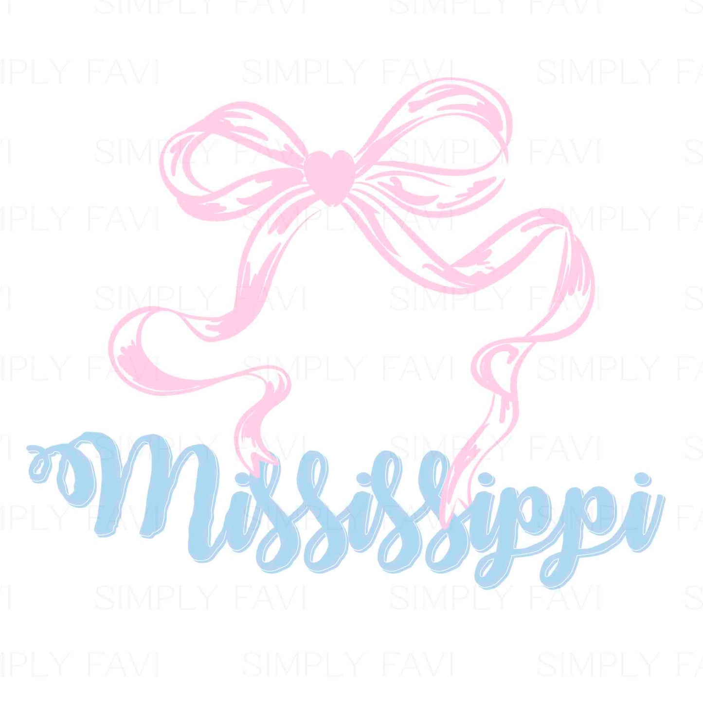 Pink Bow States (set of 50)