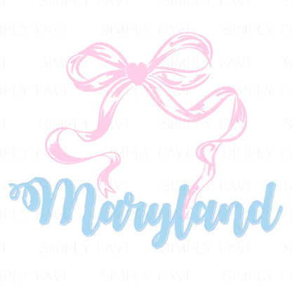 Pink Bow States (set of 50)